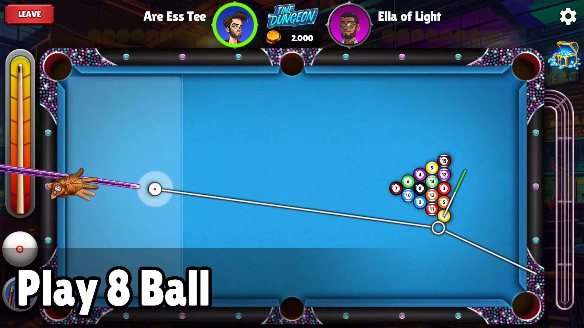 PoolStrike 8 ball pool offline Schermafbeelding 0