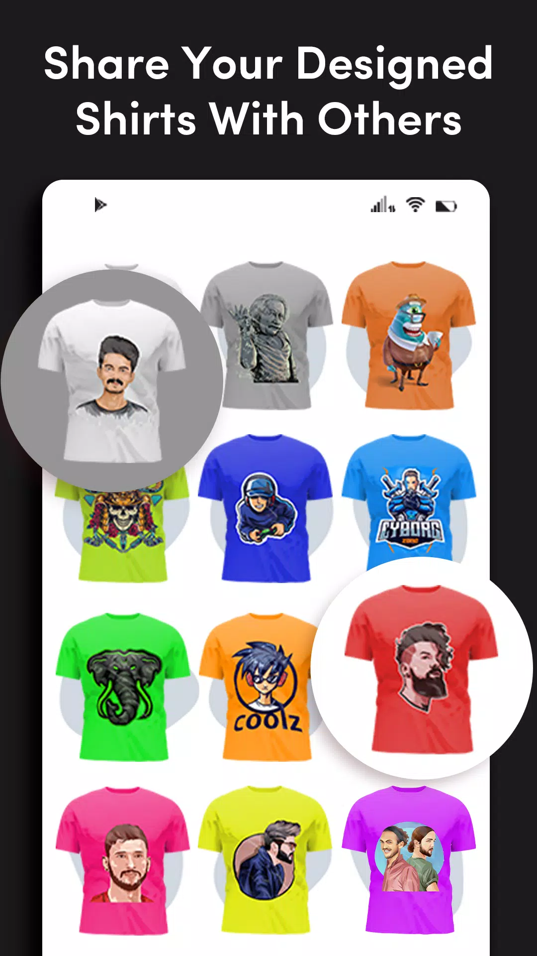 T Shirt Design Maker – YoShirt Скриншот 1