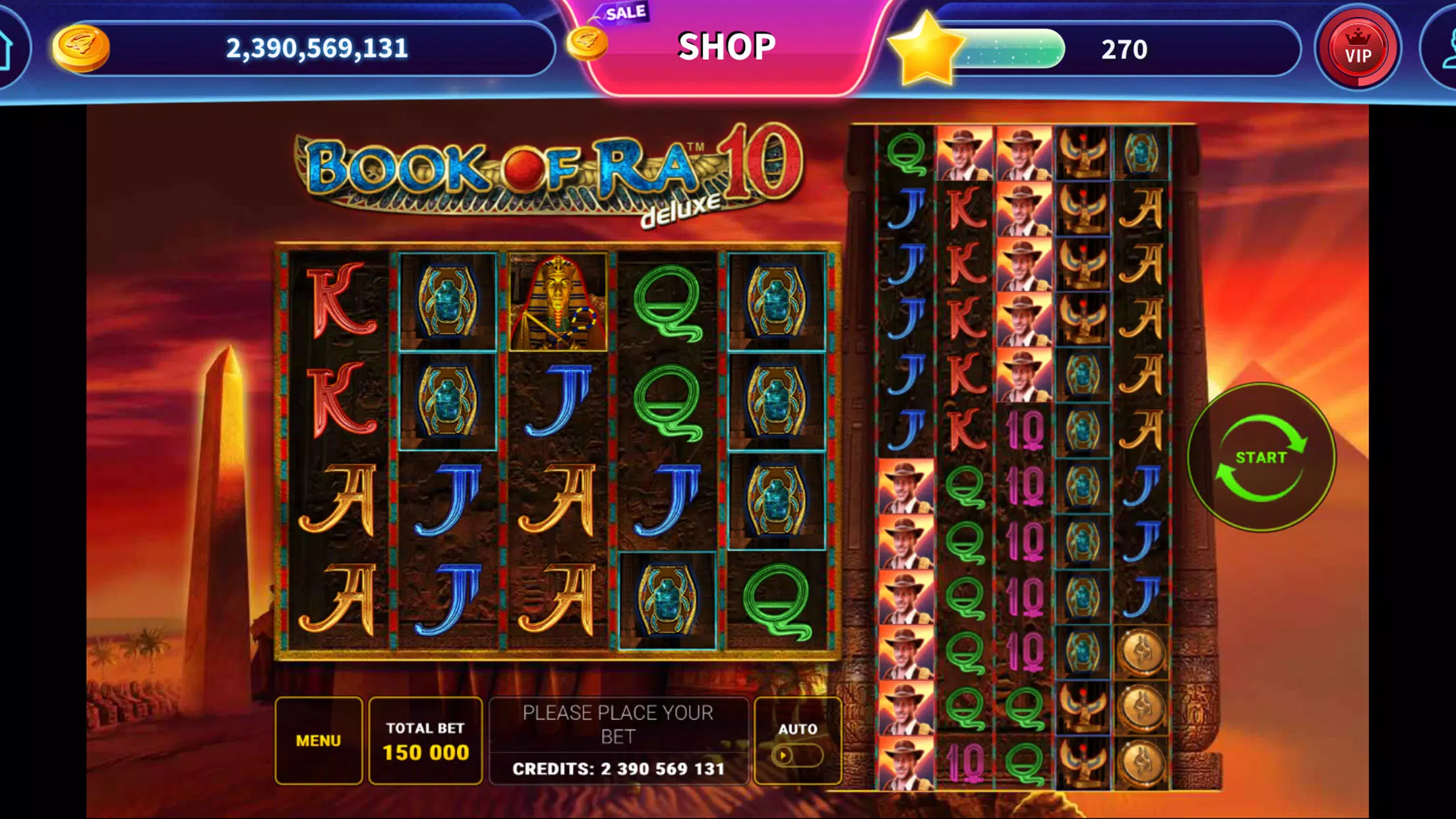 Book of Ra™ Deluxe Slot ဖန်သားပြင်ဓာတ်ပုံ 3