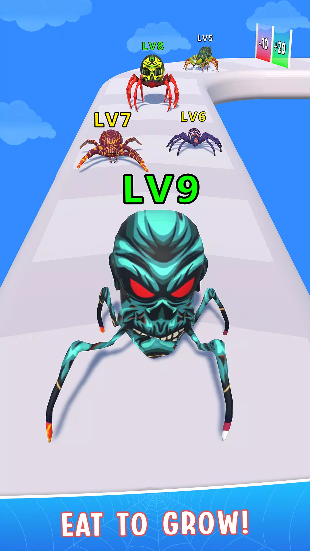 Schermata Spider Run: Spider Evolution 2