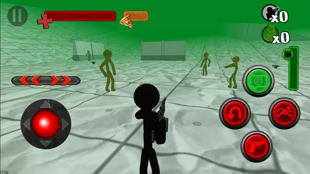 Schermata Stickman Zombie 3D 0