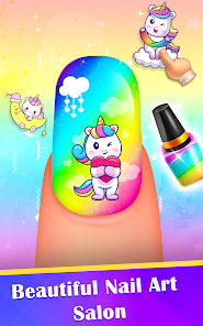 Nail polish game nail art Capture d'écran 0