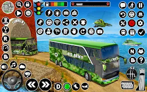 Army Coach Bus Simulator Games Ekran Görüntüsü 3