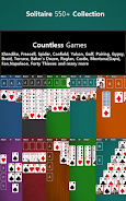 550+ Card Games Solitaire Pack 螢幕截圖 1