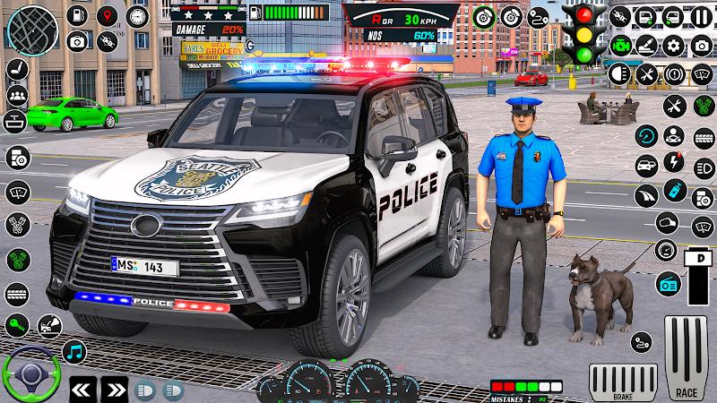 US Police Car Parking - King Скриншот 0