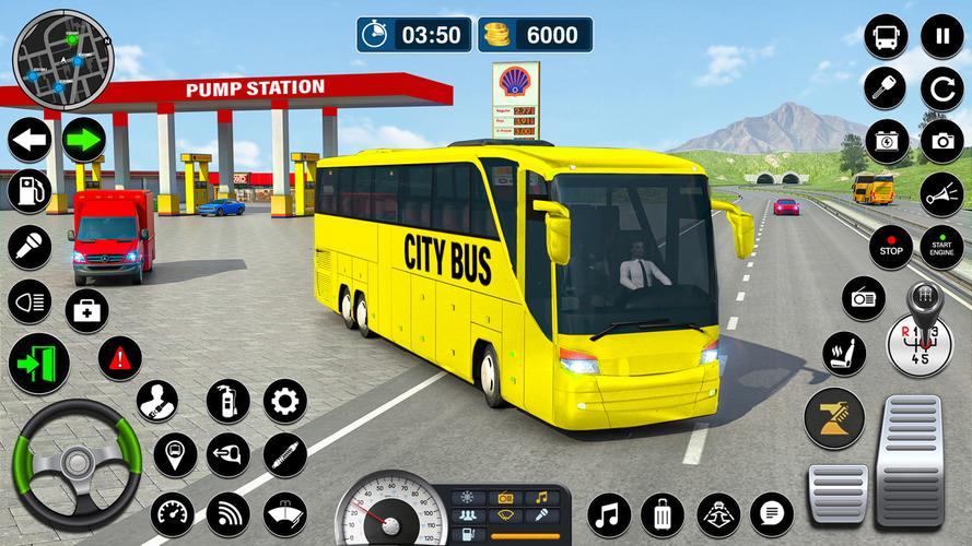 Bus Simulator Game: Coach Game Ekran Görüntüsü 2