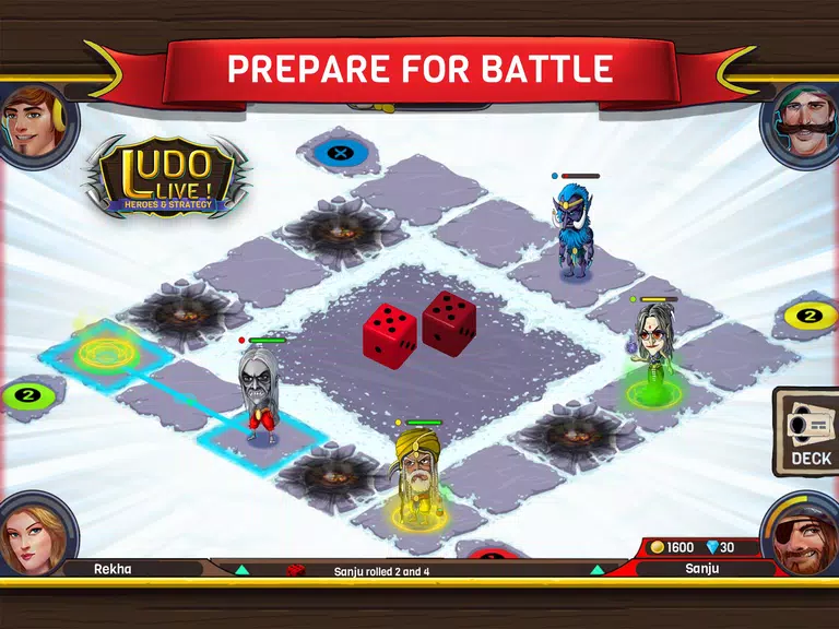 Ludo Live! Heroes & Strategy Capture d'écran 1