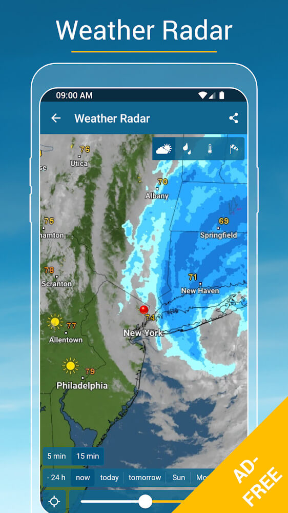 Weather & Radar Pro স্ক্রিনশট 1