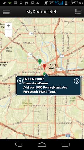 Schermata MyDistrict Delivery app 1