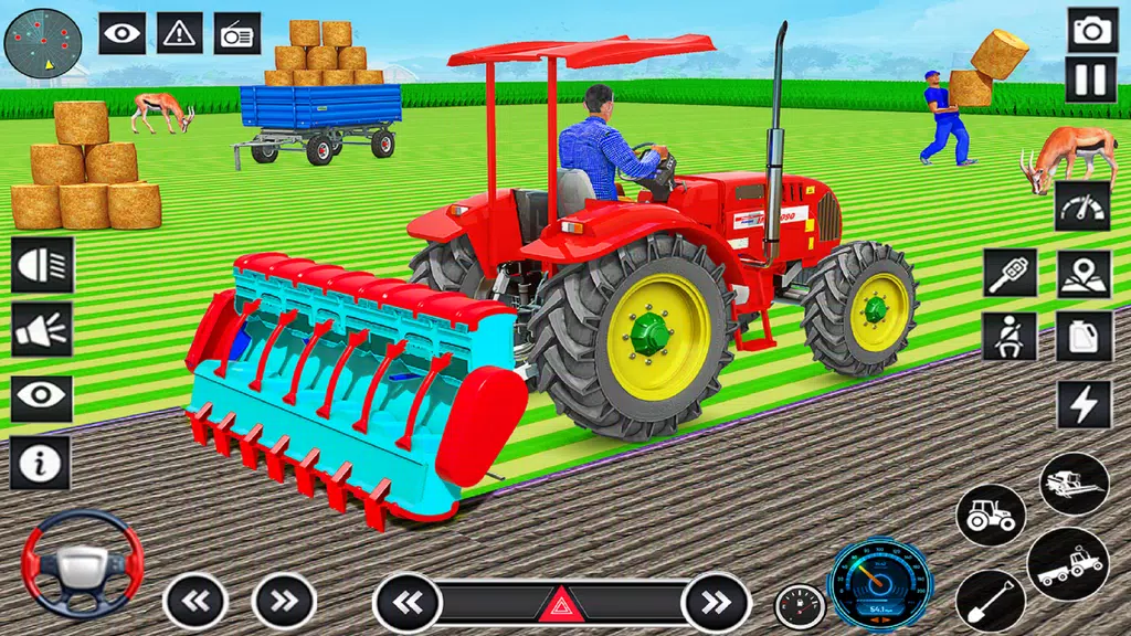 Farming Games: Tractor Driving Screenshot 1