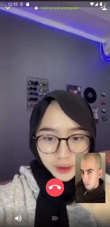 Fake Video Call Ukhti Cantik Schermafbeelding 3