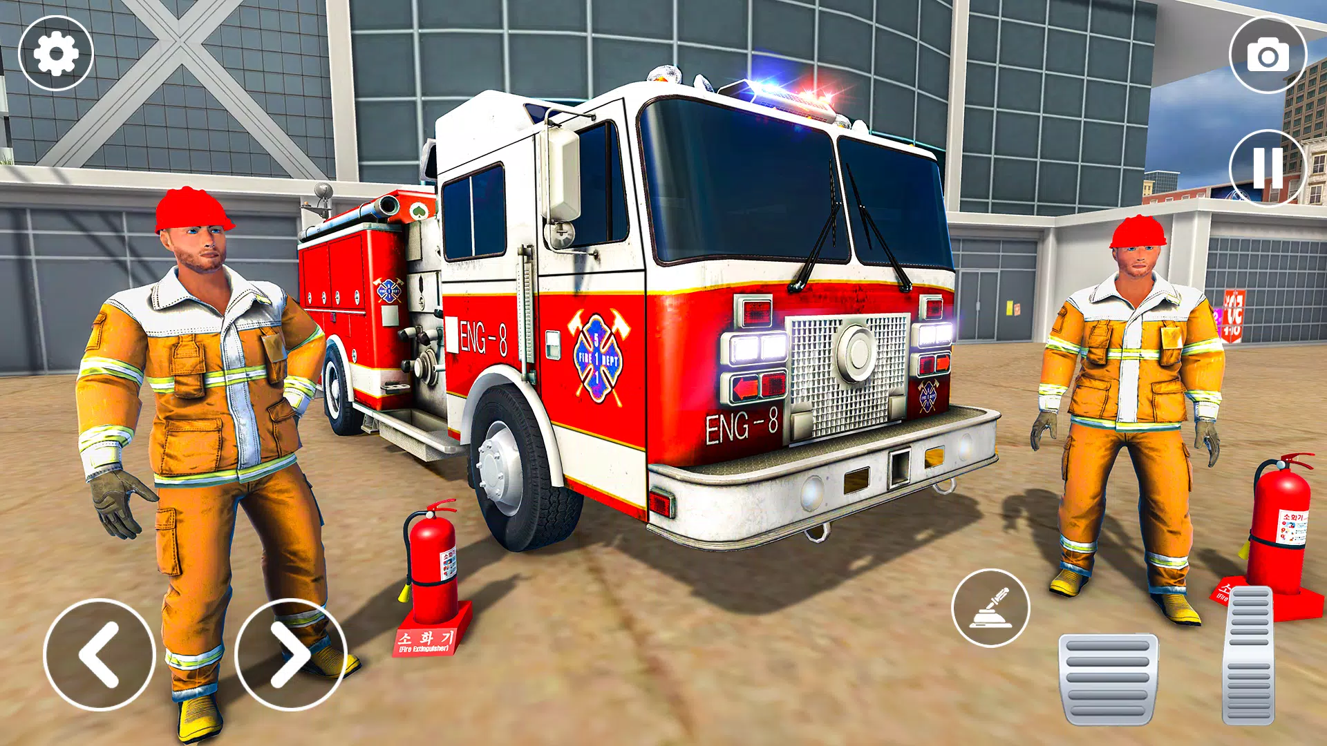 Fire Truck Rescue: Truck Games Ekran Görüntüsü 3