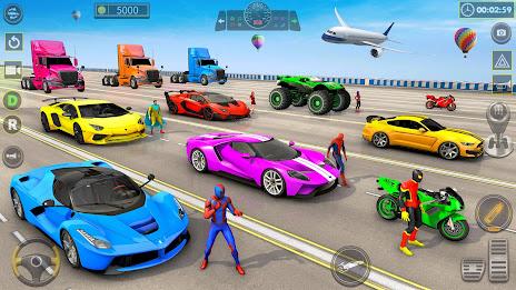 Superhero Game: Ramp Car Stunt Screenshot 3