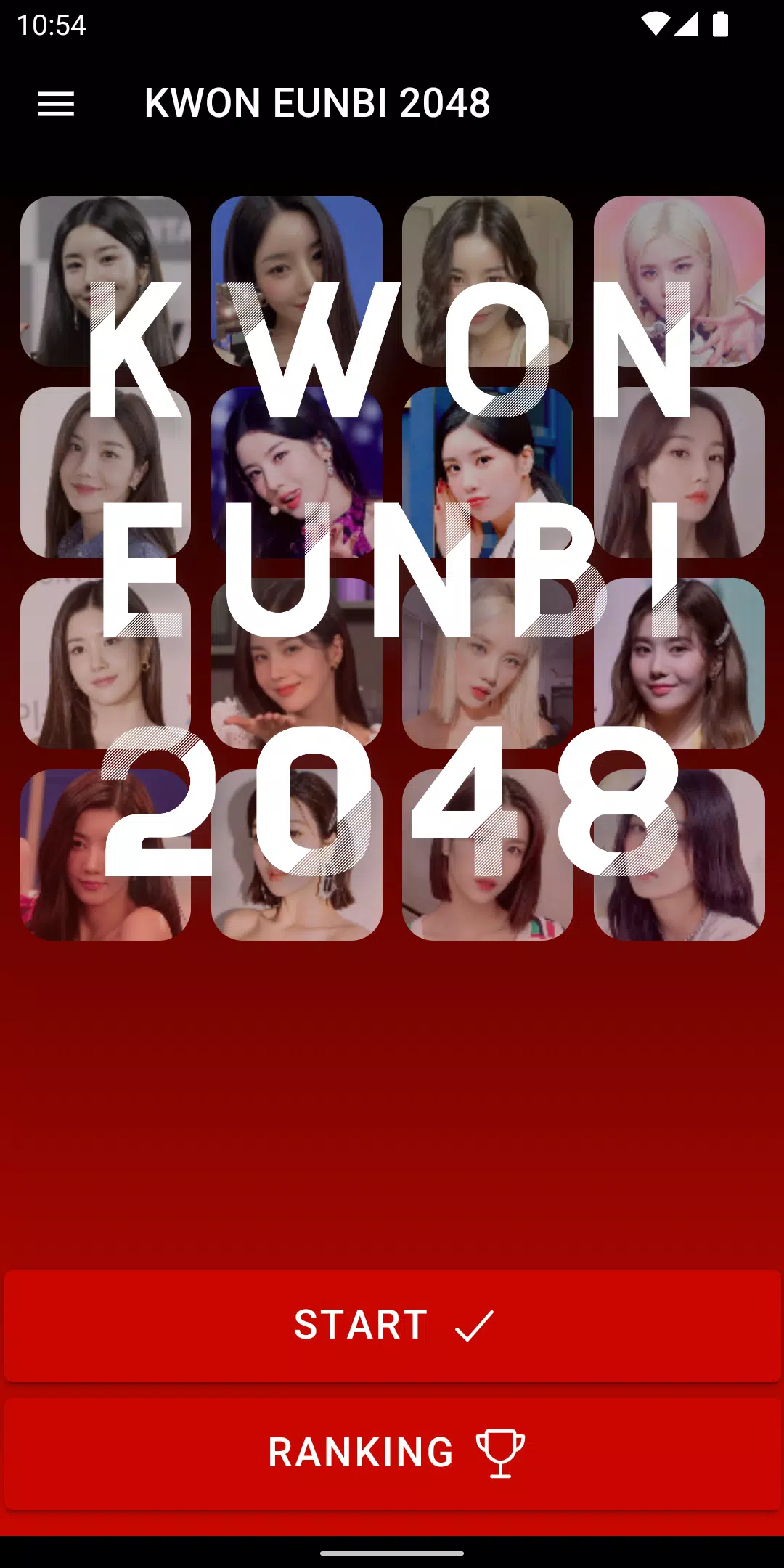 KWON EUNBI 2048 Game Captura de pantalla 1