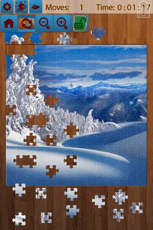 Snow Landscape Jigsaw Puzzles Captura de tela 0