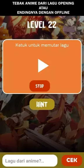 Wibu Elite: Tebak Lagu, Anime, dan Karakternya Screenshot 0