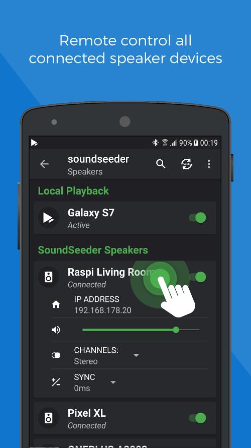 SoundSeeder - Synchrone Musik Screenshot 3