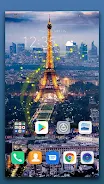 Paris Night Live Wallpaper Screenshot 2