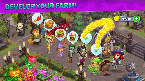 Monster Farm. Family Halloween স্ক্রিনশট 1