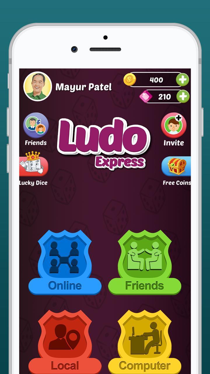 Ludo Express : Online Ludo Schermafbeelding 0