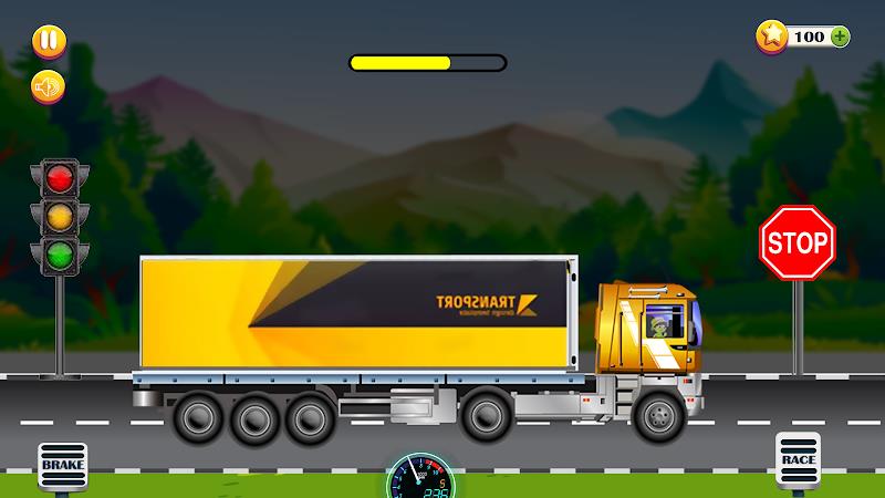 Schermata Cargo Truck Driving-Truck Game 0