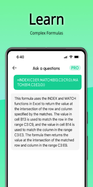 Sheets AI: Formula Generator Captura de tela 2