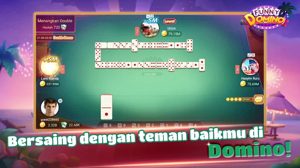 Funny Domino:Gaple QiuQiu Tangkapan skrin 1