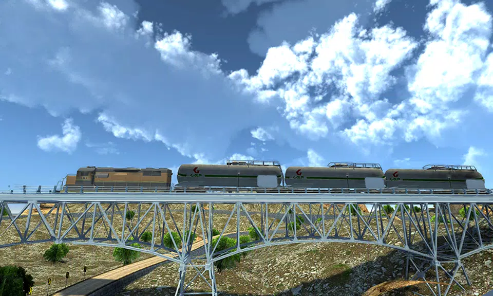 Oil Tanker Train Driving Sim Tangkapan skrin 3