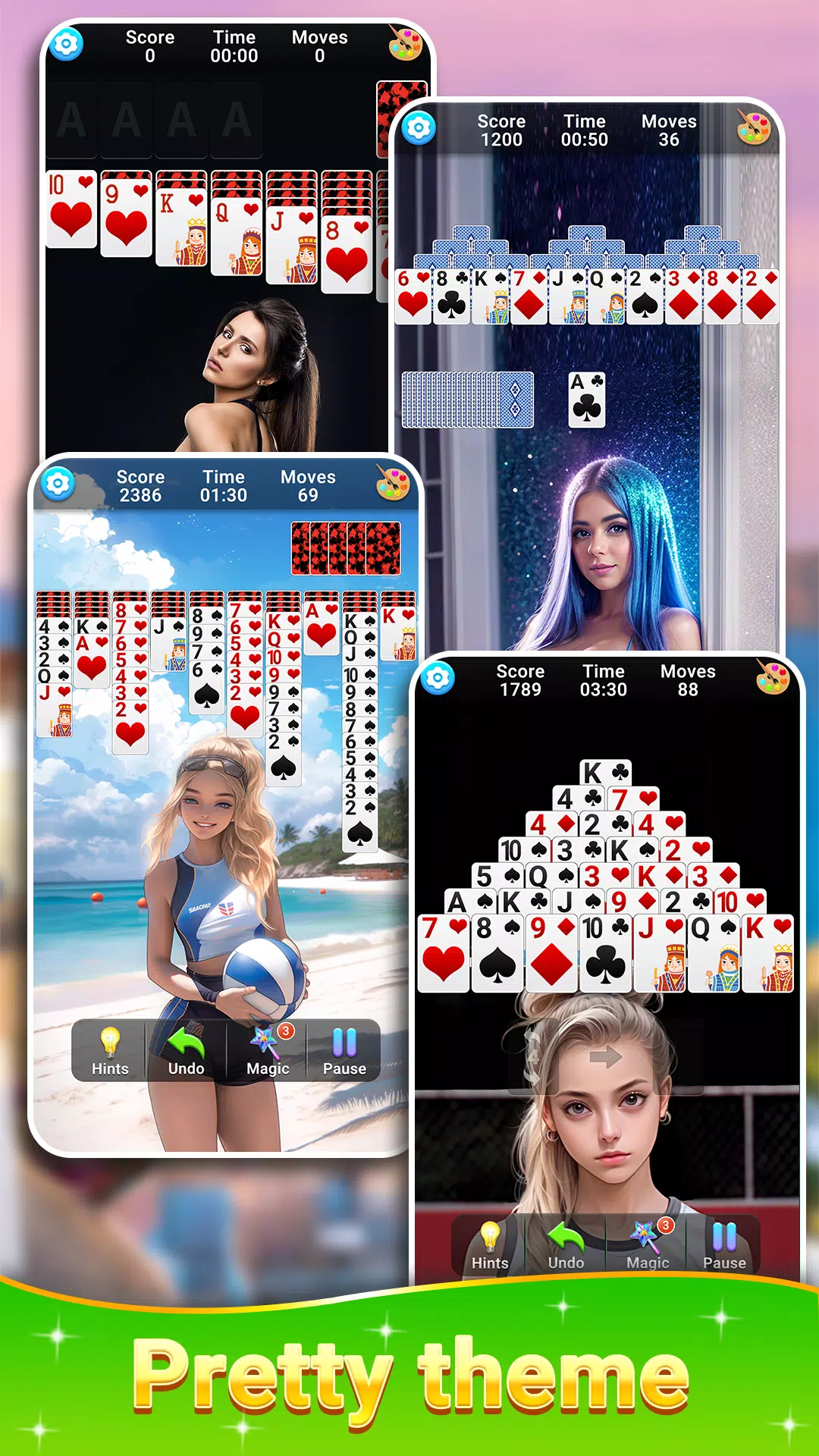 Schermata Solitaire Collection Girls 2