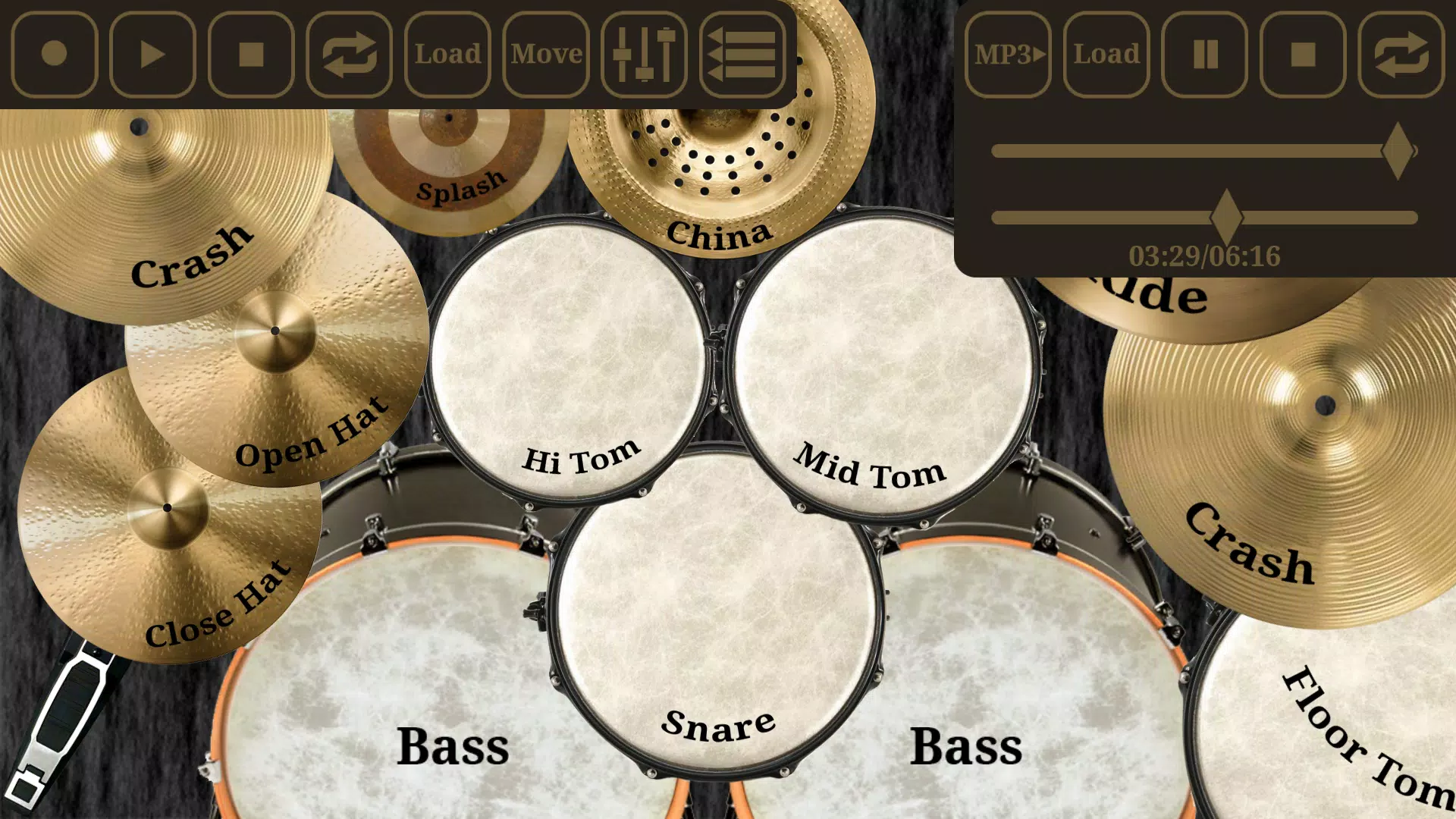 Drum kit 螢幕截圖 2