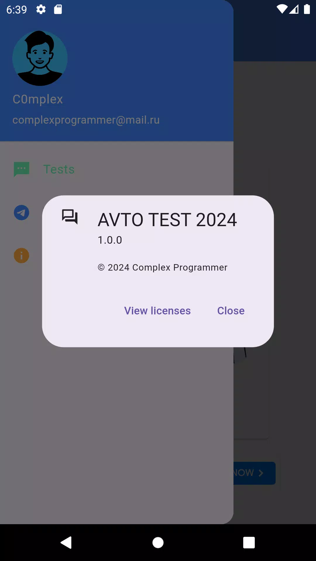 AVTO TEST 2024 স্ক্রিনশট 2