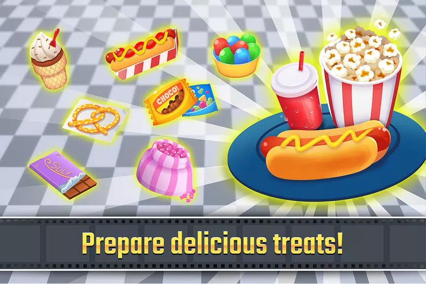 Schermata My Cine Treats Shop: Food Game 2