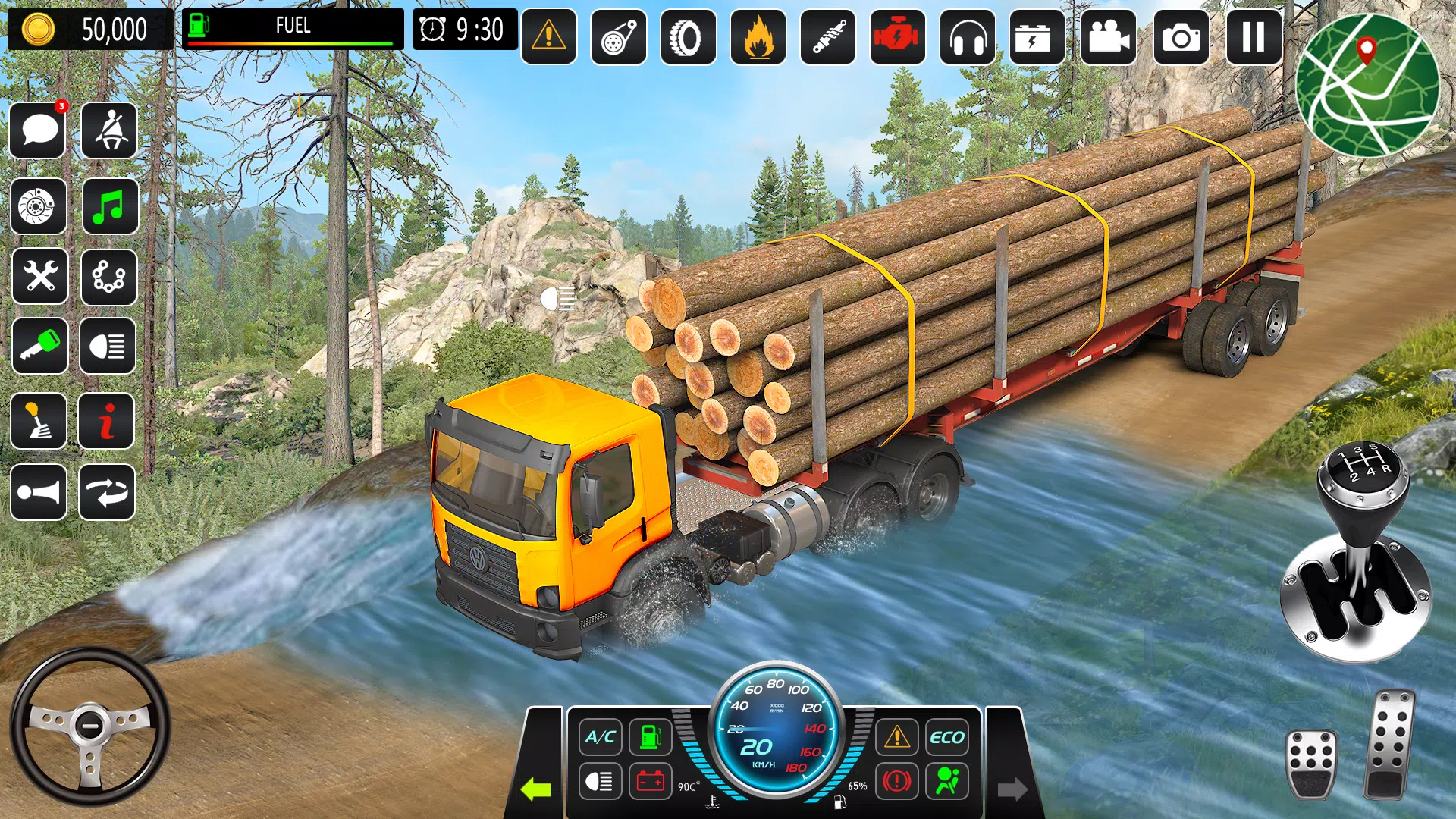 Mountain Truck Driving Games 스크린샷 2