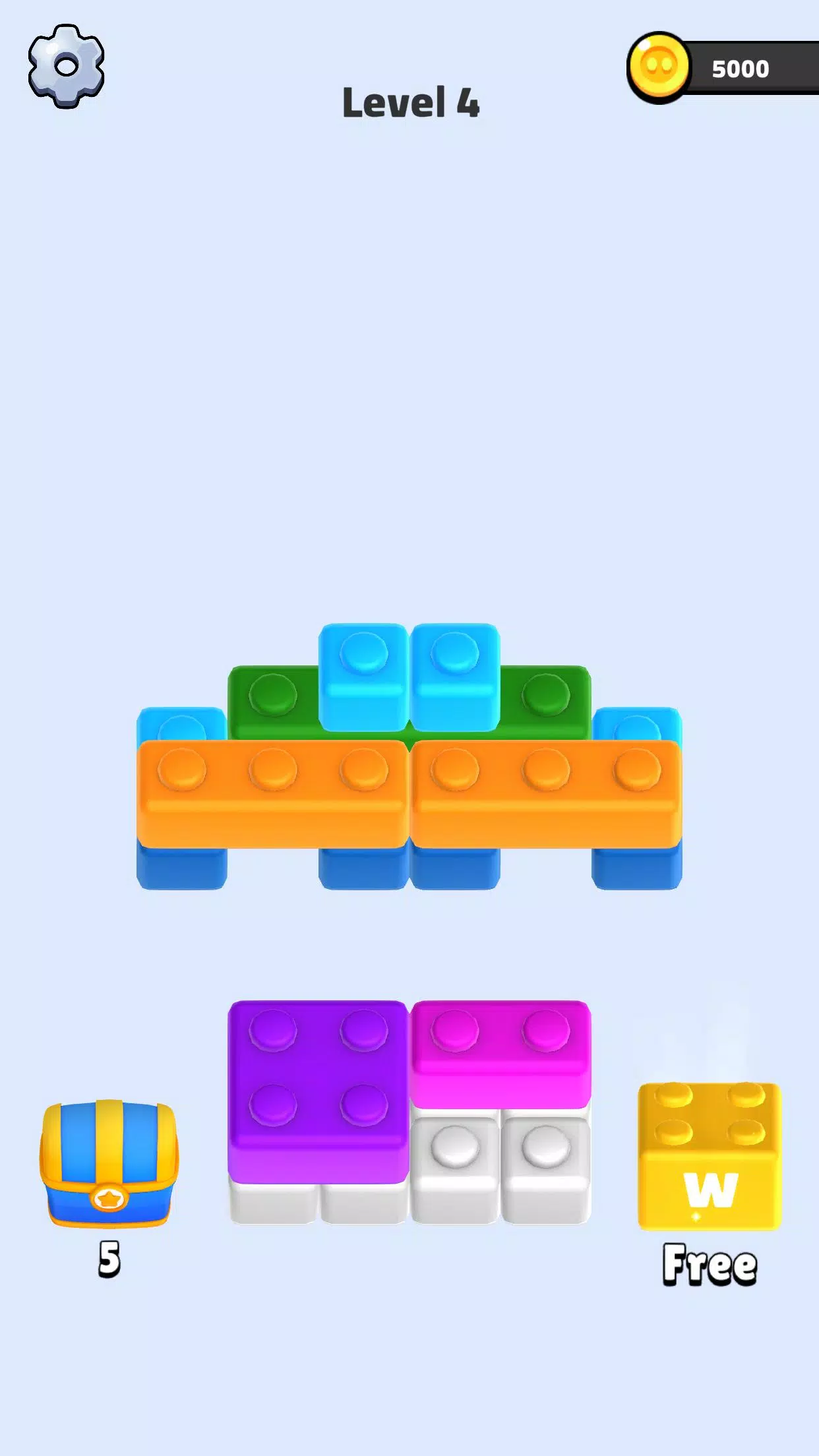 Brick Tripeaks Screenshot 1