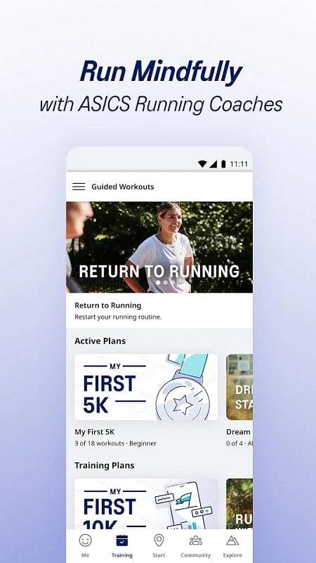 ASICS Runkeeper Courir Marcher Capture d'écran 2