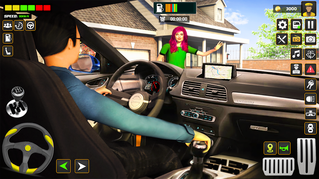 Schermata City Cab Driver Car Taxi Games 0