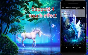 Unicorn Live Wallpapers 스크린샷 3