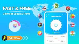 Fast VPN Ultra Fast Proxy VPN スクリーンショット 2