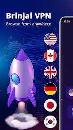 Brinjal VPN - Proxy & Secure 스크린샷 0