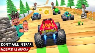 Toilet Monster Car Stunts Game ภาพหน้าจอ 1