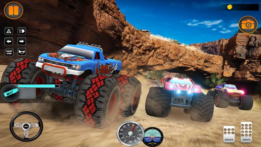 Monster Truck Off Road Racing 螢幕截圖 3