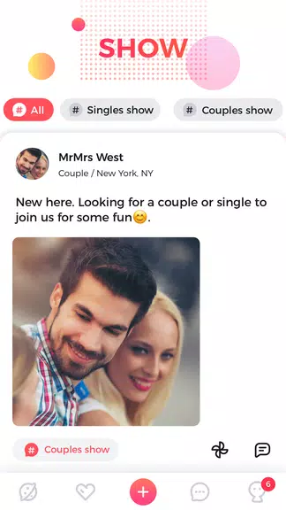 3way: Dreier-Dating, Flirt-App Screenshot 3