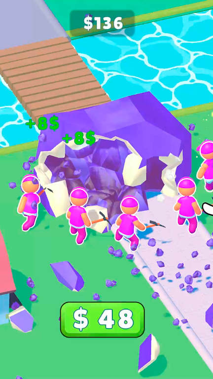 Idle Stone Miner Mod ภาพหน้าจอ 2