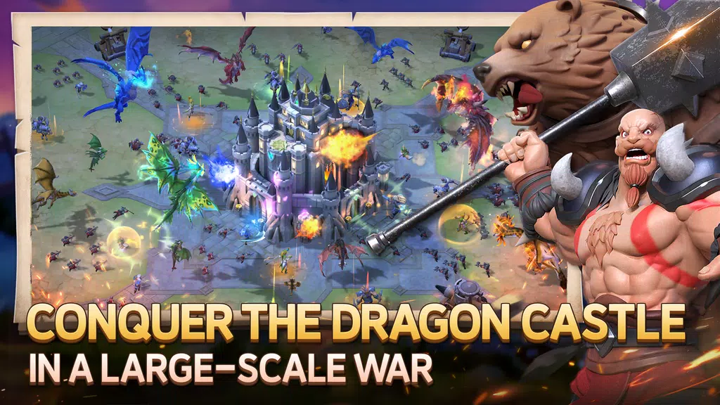 Dragon Siege: Kingdom Conquest Ảnh chụp màn hình 1