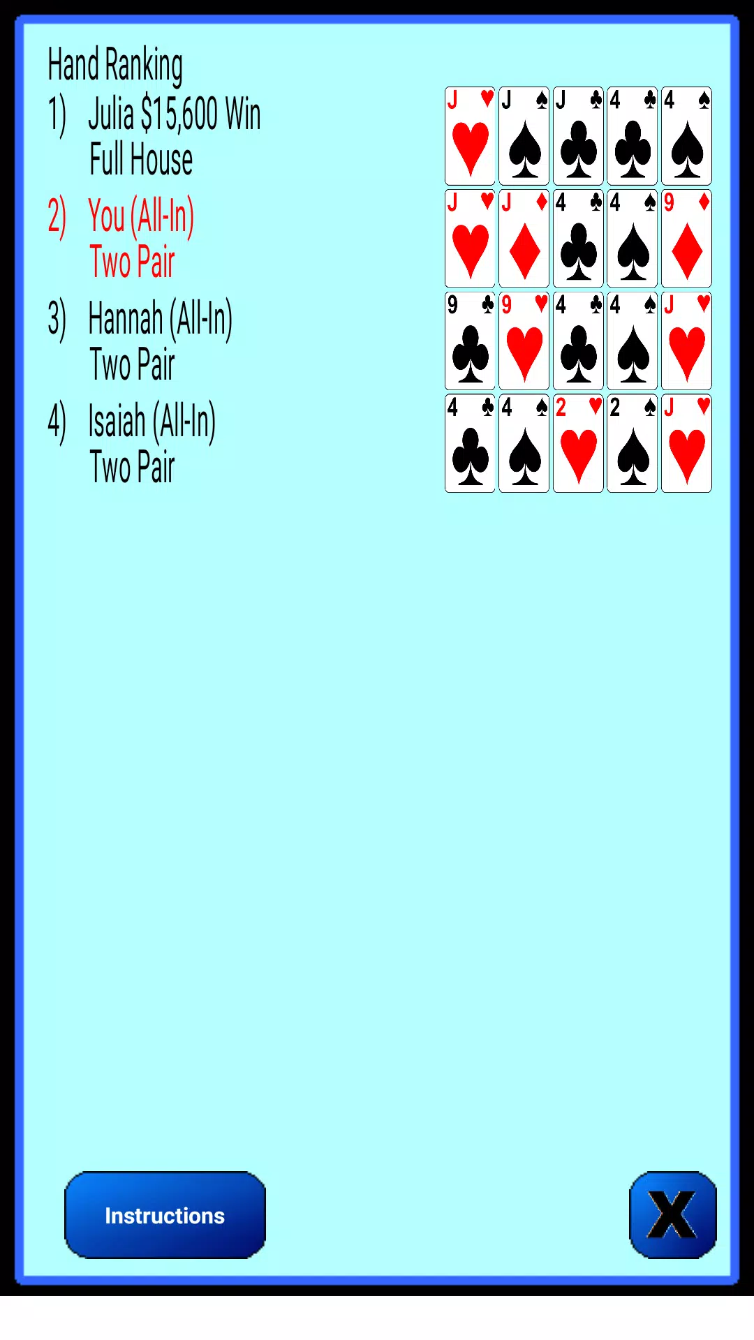 Texas Hold'em Poker应用截图第1张