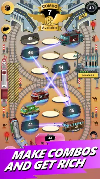 Train Merger Idle Train Tycoon 螢幕截圖 3