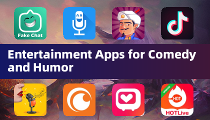 Mga entertainment apps para sa komedya at katatawanan