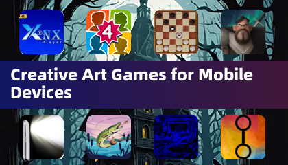 Kreative Kunstspiele für mobile Geräte