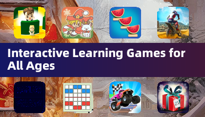 모든 연령대를 위한 인터랙티브 학습 게임