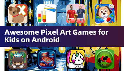 Android用の子供向けクールなピクセルアートゲーム